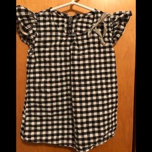 Black and white girls top